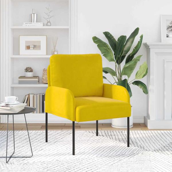 Sofas mit Kissen 55cm Gelb Sperrholz