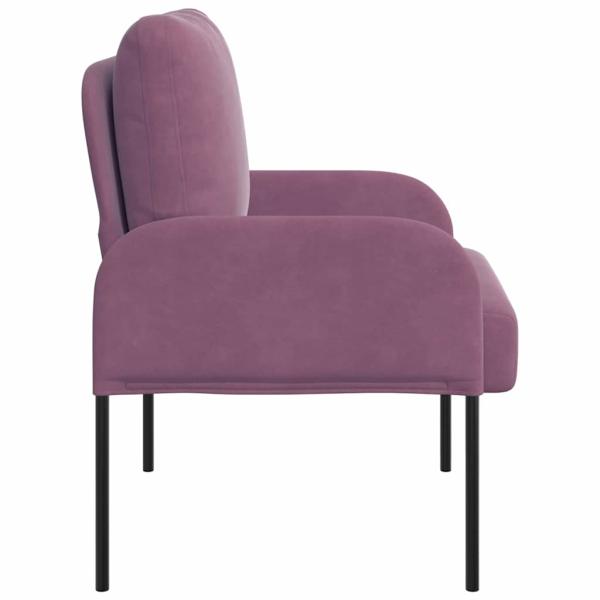 Sofas mit Kissen 55cm Lila Sperrholz