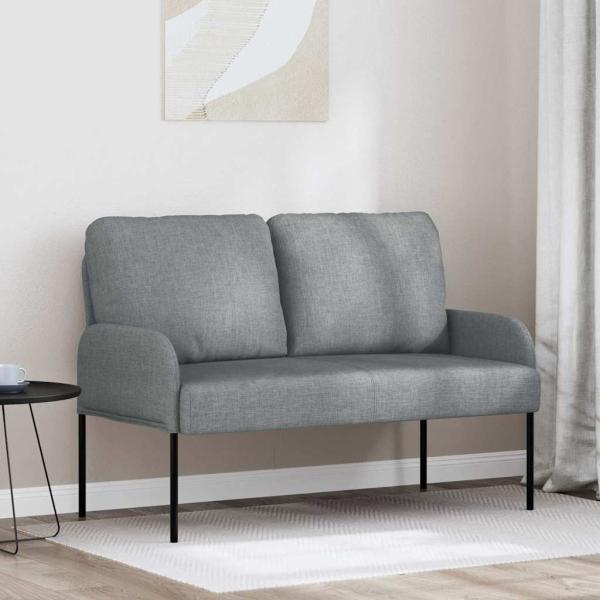 ARDEBO.de - Sofas mit Kissen 110cm Hellgrau Sperrholz