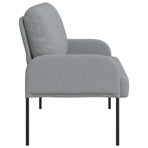 Sofas mit Kissen 110cm Hellgrau Sperrholz