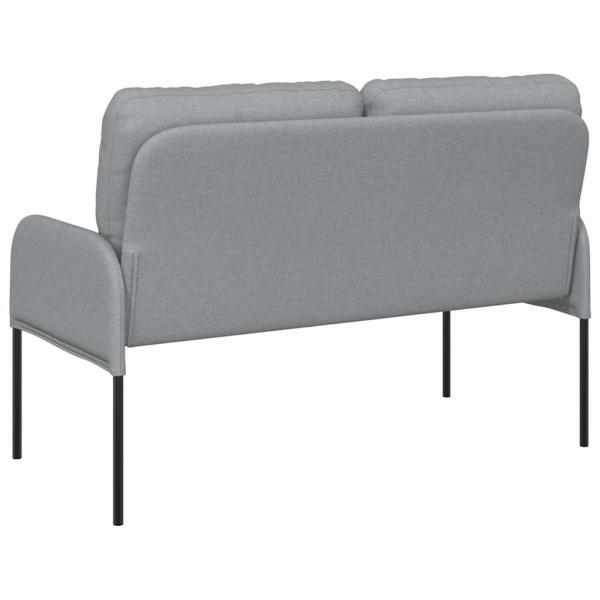 Sofas mit Kissen 110cm Hellgrau Sperrholz