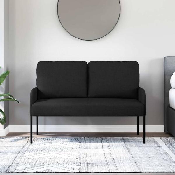 Sofas mit Kissen 110cm Schwarz Sperrholz