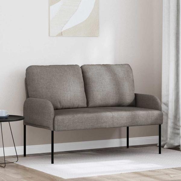 ARDEBO.de - Sofas mit Kissen 110cm Taupe Sperrholz