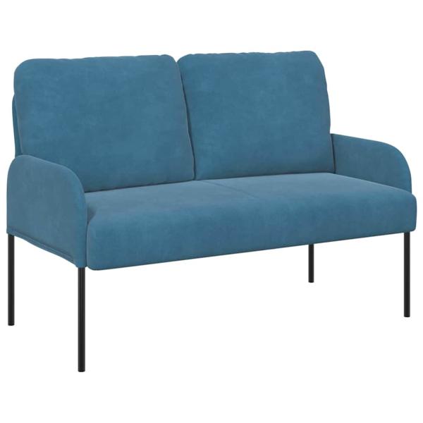 Sofas mit Kissen 110cm Blau Sperrholz