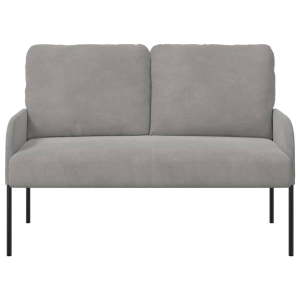 Sofas mit Kissen 110cm Hellgrau Sperrholz