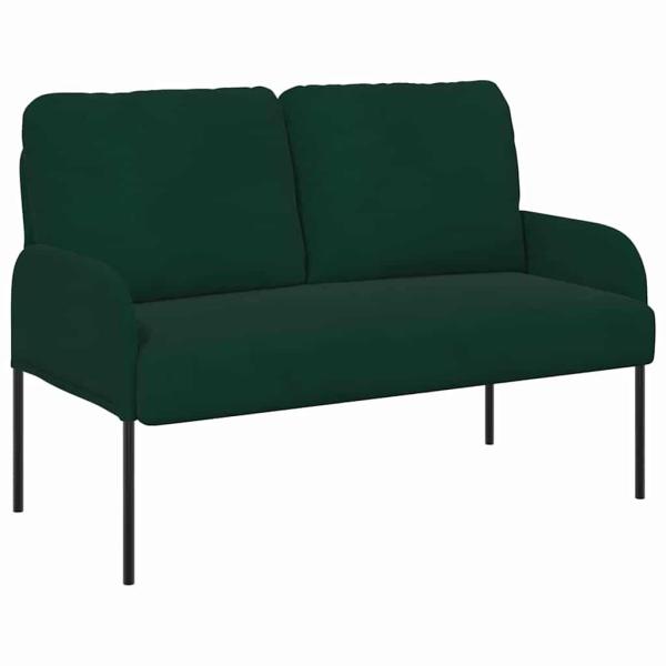 Sofas mit Kissen 110cm Dunkelgrün Sperrholz