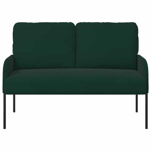 Sofas mit Kissen 110cm Dunkelgrün Sperrholz
