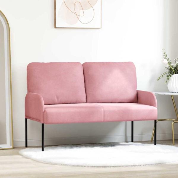 ARDEBO.de - Sofas mit Kissen 110cm Rosa Sperrholz