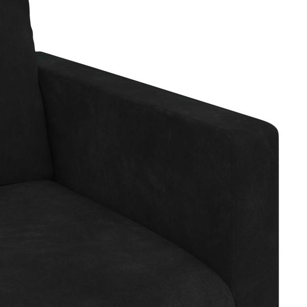 Sofa Schwarz Gesamtabmessungen: 158 x 78 x 80 cm (B x T x H)