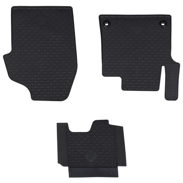 ARDEBO.de - Autofußmatte 3 pcs Schwarz TPE
