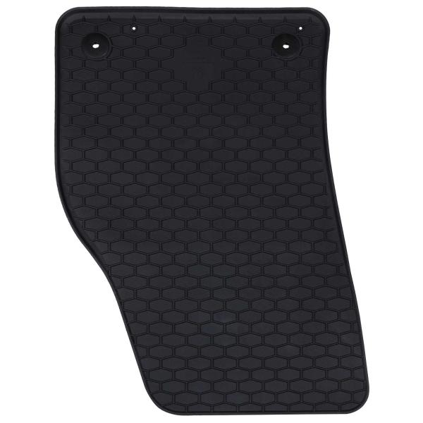 Autofußmatte 4 pcs Schwarz geeignet für AUDI Q2 Gummi