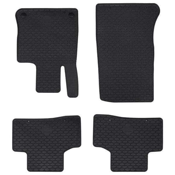 ARDEBO.de - Autofußmatte 4 pcs Schwarz geeignet für GLC 2023- TPE
