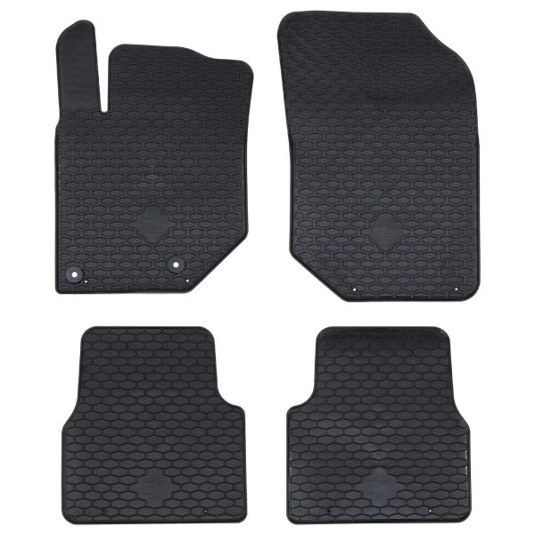 ARDEBO.de - Autofußmatte 4 pcs Schwarz geeignet für C4 , C4X , 2008 TPE
