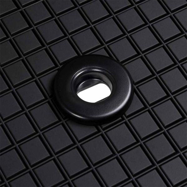 Autofußmatte 4 pcs Schwarz geeignet für VW POLO 10 / 01-09 NS