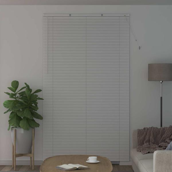 Venezianische Jalousie Weiß 213 x 160 cm 25 mm PVC