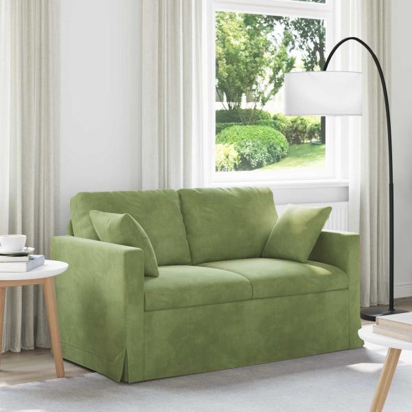 ARDEBO.de - Sofa Hellgrün Gesamtabmessungen: 138 x 78 x 80 cm (B x T x H)