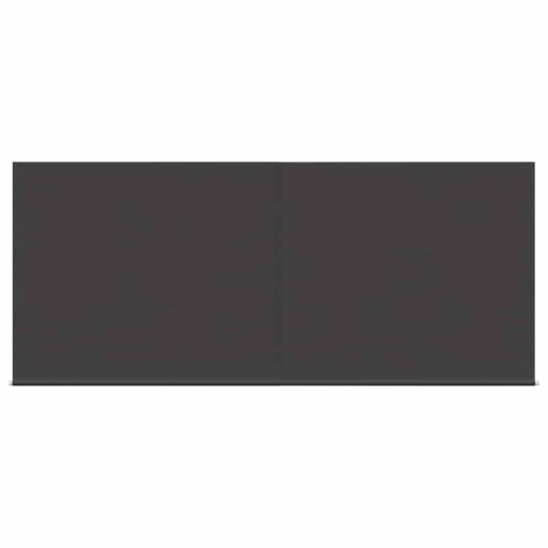 Einziehbare Markise Gestreift Anthrazit 300 x 200 cm Stoff