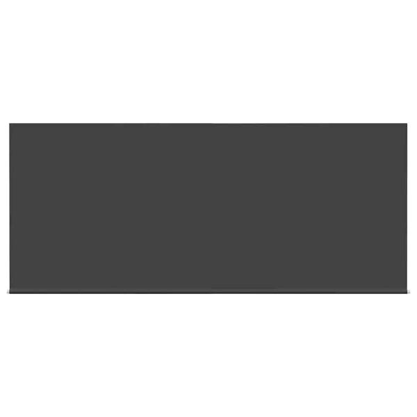 Einziehbare Markise Gestreift Anthrazit 300 x 200 cm Stoff