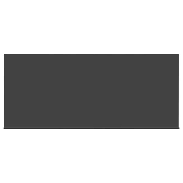 Einziehbare Markise Gestreift Anthrazit 300 x 200 cm Stoff