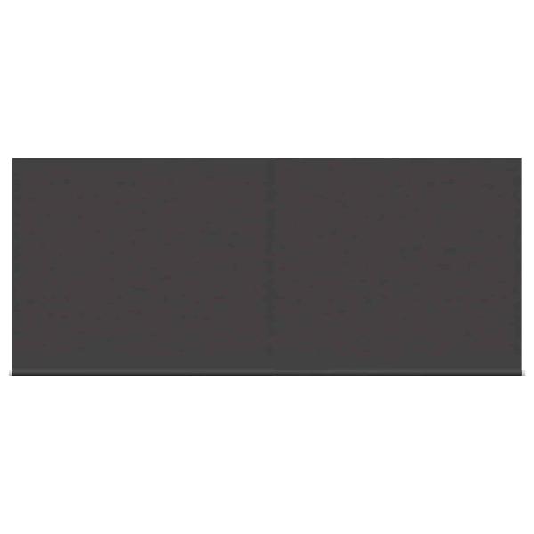 Einziehbare Markise Gestreift Anthrazit 300 x 200 cm Stoff
