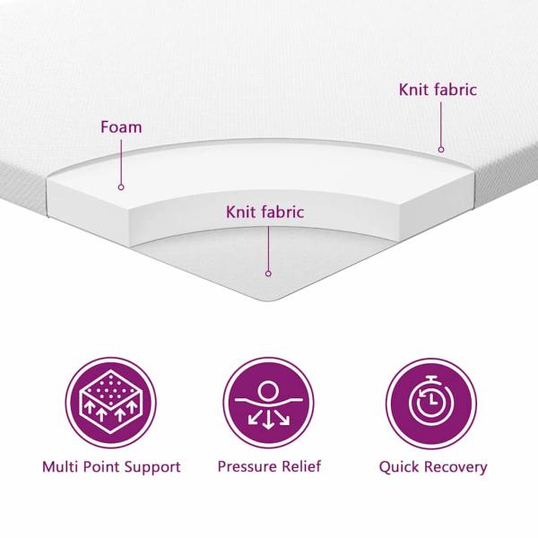 LED Boxspringbett mit Matratze Dunkelblau 120 x 190 cm Stoff