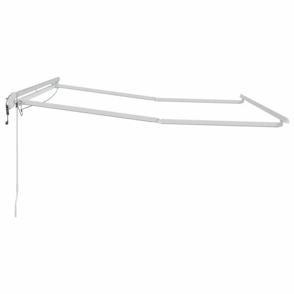 Markisenrahmen Weiß 3 x 2,5 m Aluminium