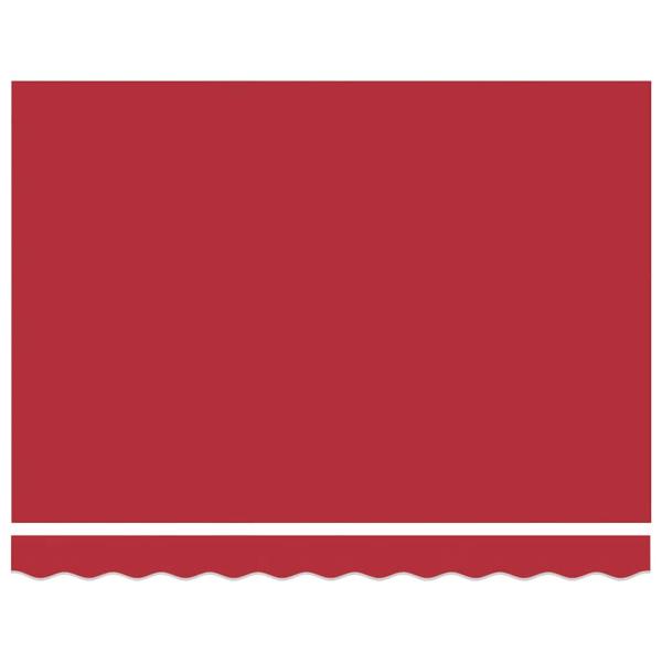 Einziehbare Markise Rot 300 x 250 cm Polyester und Metall