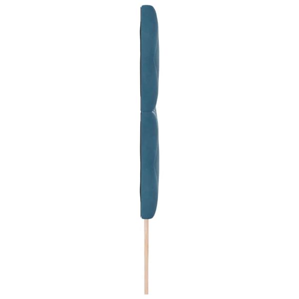 Kopfteil mit Kopfteil Dunkelblau 200 cm Samt