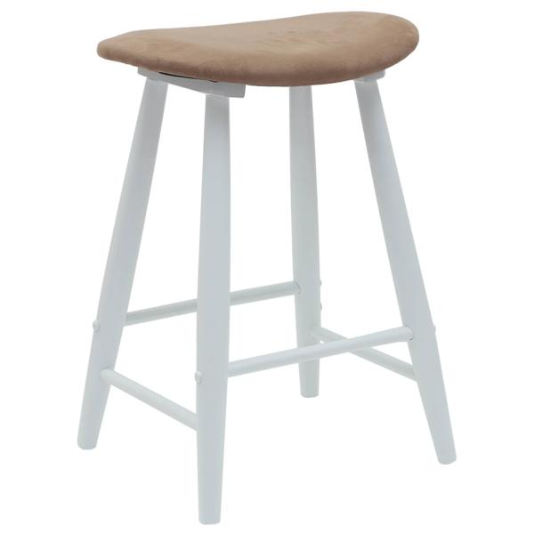 Esszimmerstühle 2 pcs Weiß 46 x 37 x 63 cm Massives Gummiholz