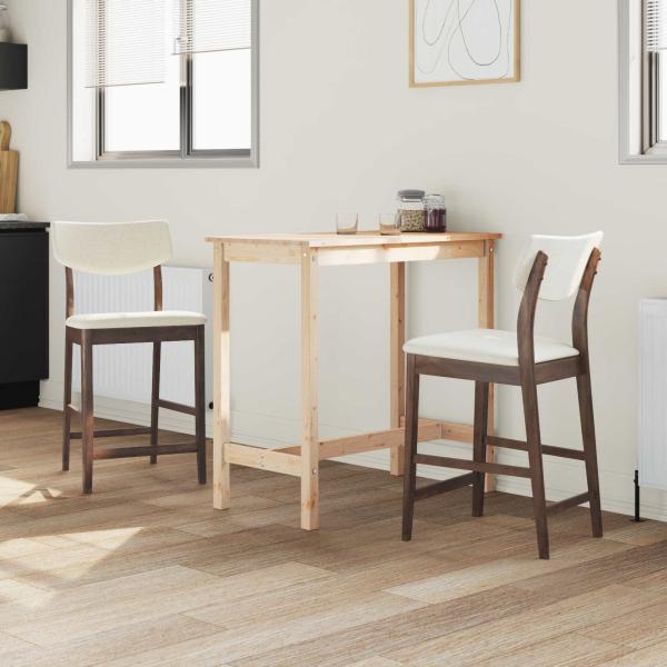 Esszimmerstühle 2 pcs Hellbraun 48 x 49 x 95 cm