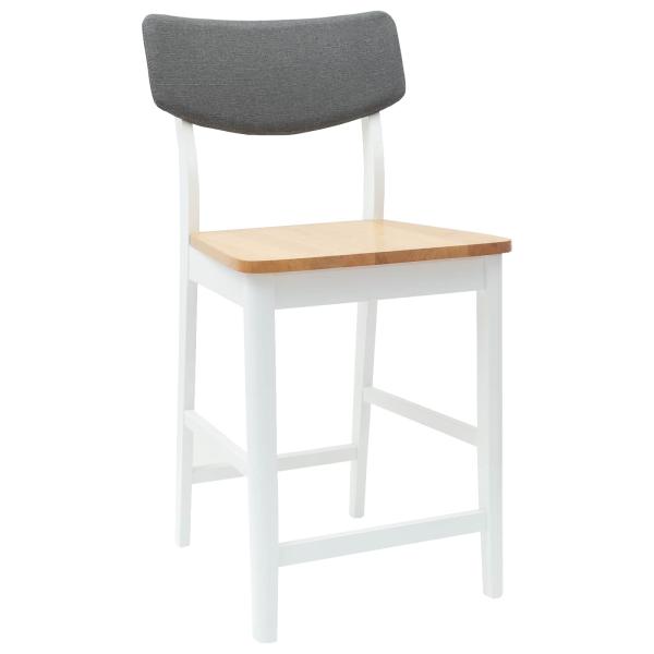 Esszimmerstühle 2 pcs Weiß 48 x 49 x 95 cm Massives Gummiholz