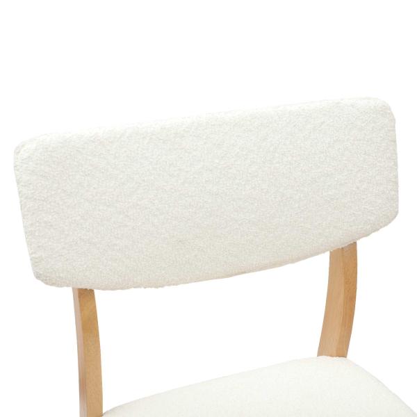 Esszimmerstühle 2 pcs Natur 48 x 49 x 95 cm Massives Gummiholz