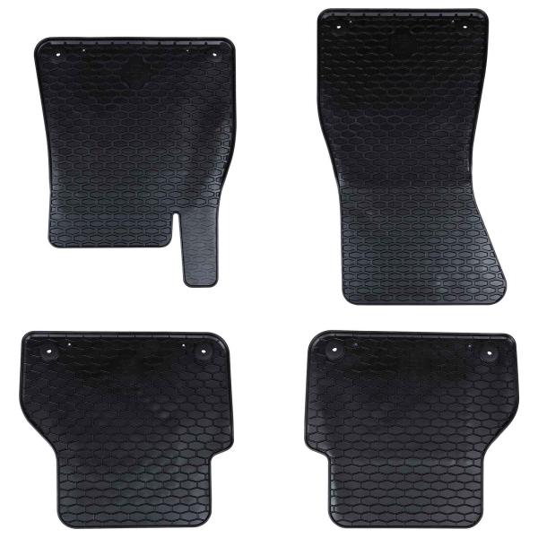 ARDEBO.de - Autofußmatte 4 pcs Schwarz geeignet für Audi A6 / A7 4D Aft.