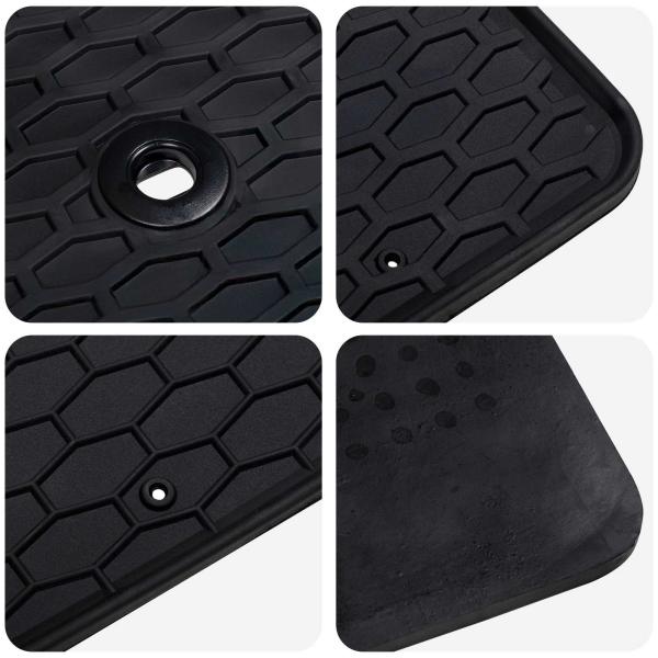 Autofußmatte 4 pcs Schwarz geeignet für Suzuki S-CROSS TPE