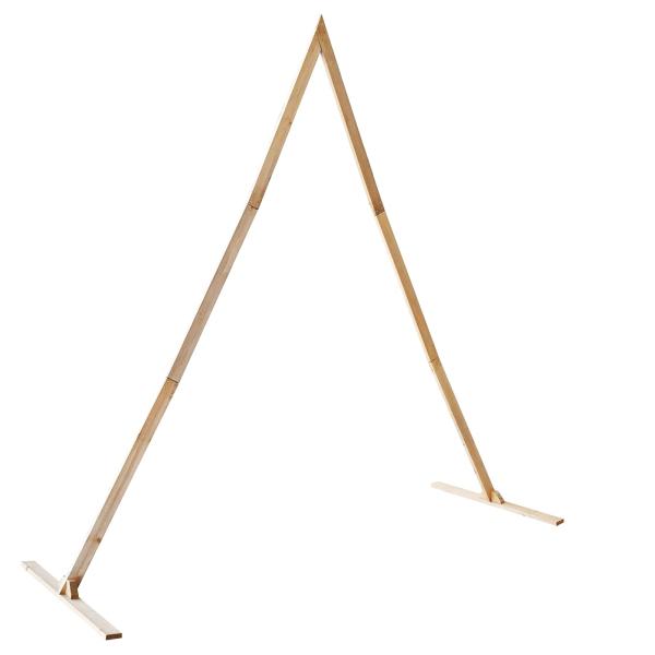 Hochzeitsbogen Hellbraun 202 x 95 x 254 cm Massivholz Kiefer