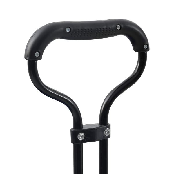 Klapp-Handwagen Grau 89 x 63 x 96 cm Stahl und Oxford-Stoff