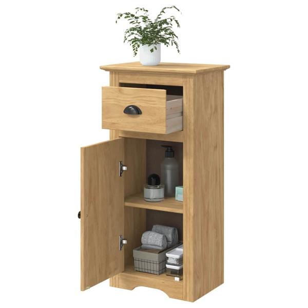 Badezimmerschrank BODO Honigbraun 44 x 30 x 90 cm Holzwerkstoff