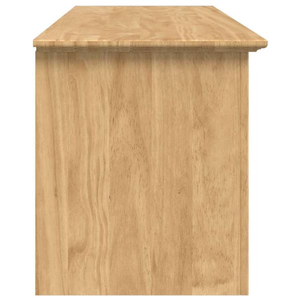 Flurbank BODO Honigbraun 118 x 40 x 50 cm Holzwerkstoff