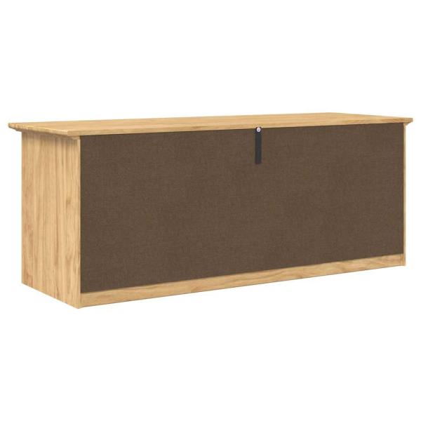 Flurbank BODO Honigbraun 118 x 40 x 50 cm Holzwerkstoff