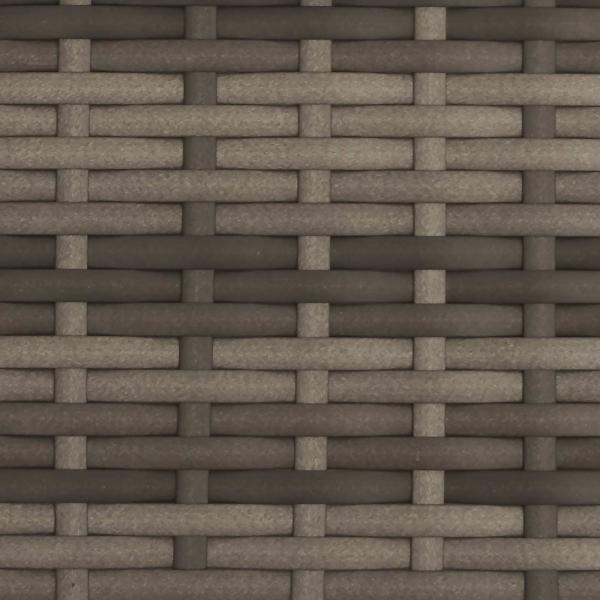 Garten Liegesofa Set Grau und Dunkelgrau 164 x 164 x 112 cm