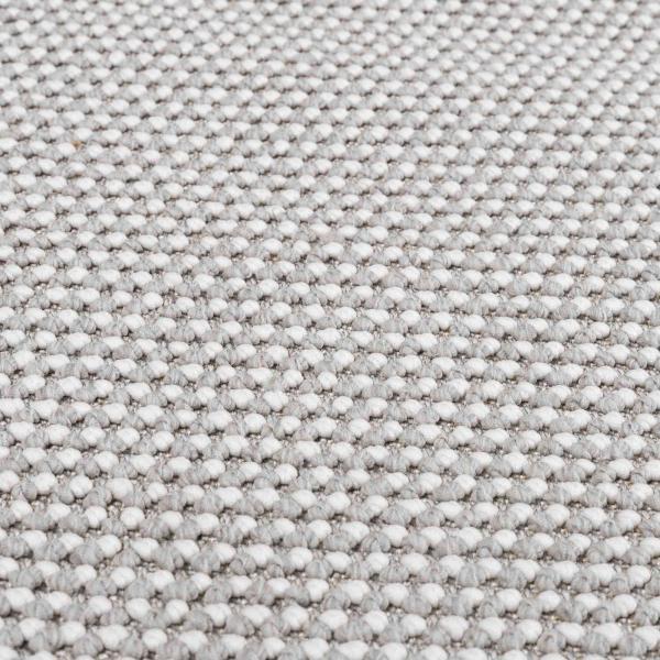 Bereichsteppiche Rund HUARTE Creme und Grau Ø 160 CM Polyester