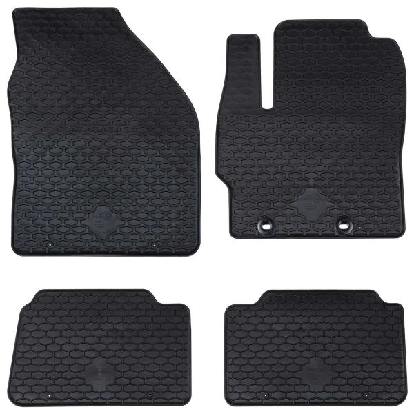 ARDEBO.de - Autofußmatte 4 pcs Schwarz passt für Toyota YARIS , YARIS CROSS