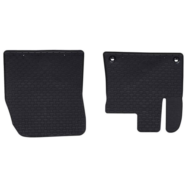 ARDEBO.de - Autofußmatte 2 pcs Schwarz TPE