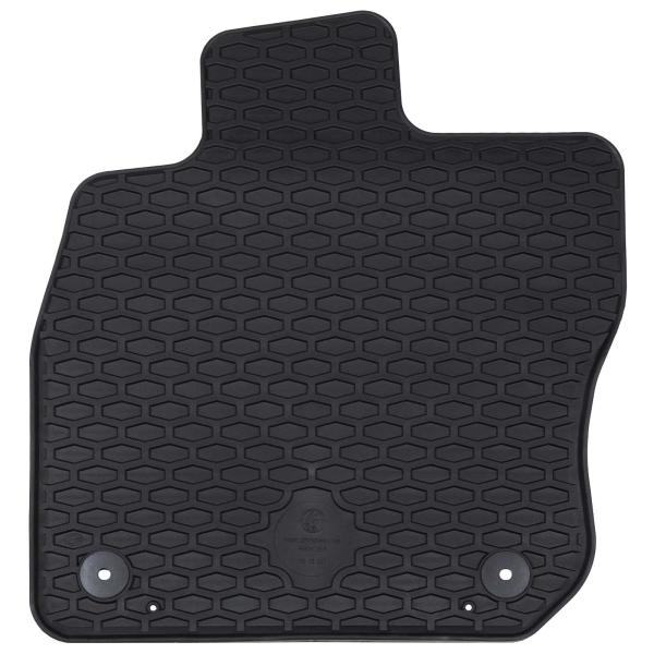 Autofußmatte 4 pcs Schwarz passend für VW GOLF VIII Variant TPE