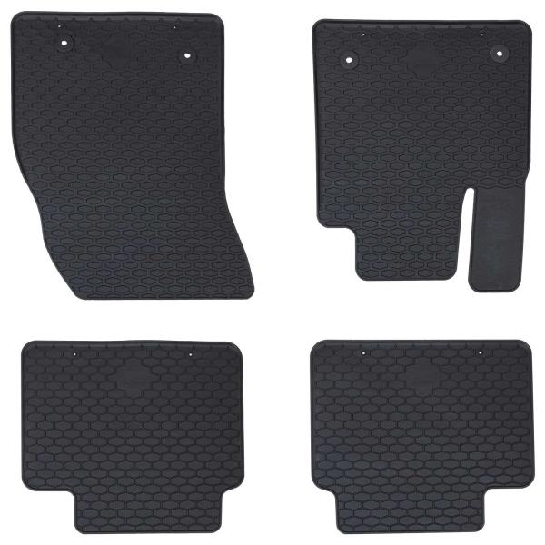 ARDEBO.de - Autofußmatte 4 pcs Schwarz geeignet für Ford Focus 4D Aft.
