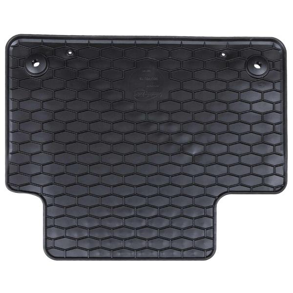 Autofußmatte 4 pcs Schwarz Gummi