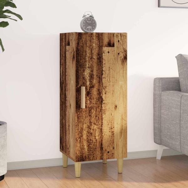 ARDEBO.de - Sideboard Altholz 34,5 x 34 x 90 cm Holzwerkstoff