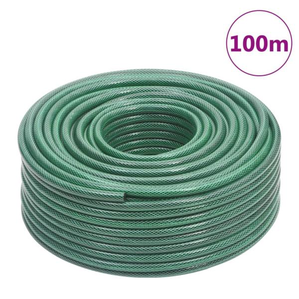 Gartenschlauch Grün 0,6" 100 m PVC