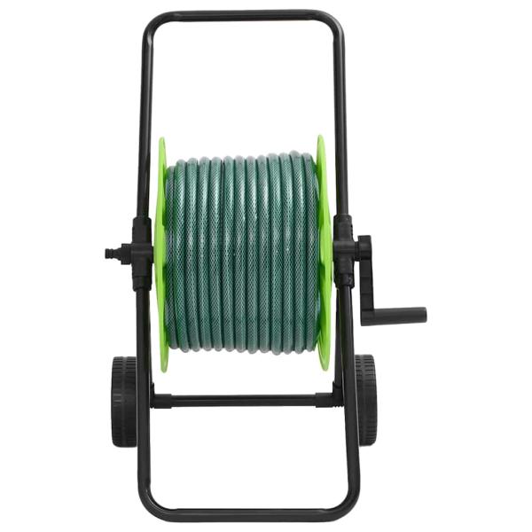 Schlauchwagen mit Schlauchanschluss-Set 0,5" 50 m PVC Grün