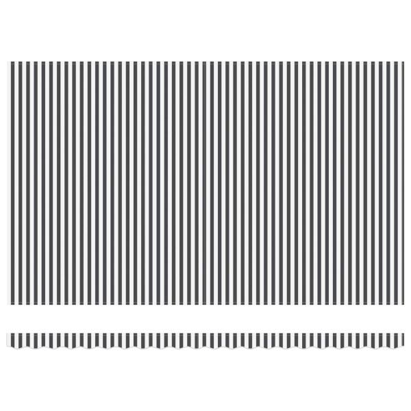 Einziehbare Markise Anthrazit und Weiß 500 x 300 cm